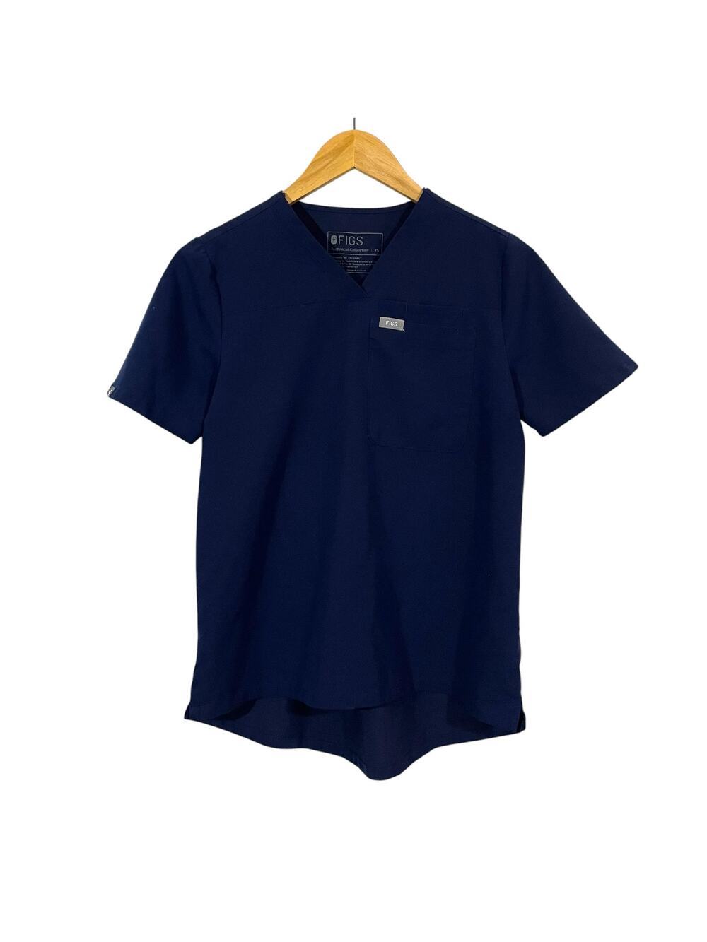 FIGS Kaya Classic V Neck Scrub Top - Blue - XS